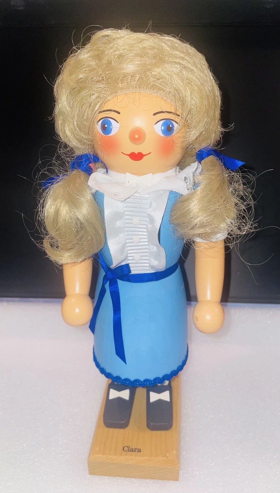 Vtg RARE Numbered Clara Wood Nutcracker Erzgebirge Ore Mountain Collection 11"