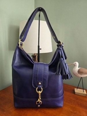Coach 23420 Legacy Clip Duffle Purple Leather Bucket Bag Y2K | eBay