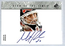 Martin Brodeur 2003-04 SP Authentic Sign of the Times Auto #SOT-MB New Jersey