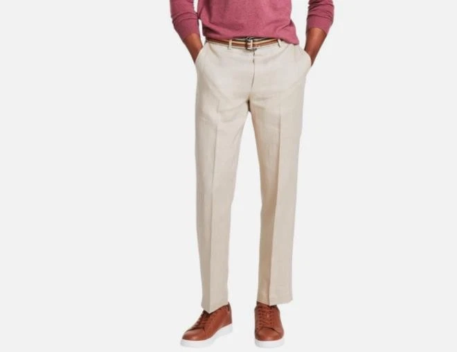 chinese dress ladies Nautica Miami Vice x Double Pleated Linen Pant, Sail White, 34Wx32L at  Amazon Men's Clothing store