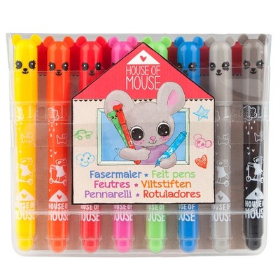 House of Mouse Fasermaler, 8 Farben