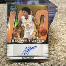 Topps 2025/26 Bowman U Best ISO Signatures Auto Nate Ament Tennessee IS-NA 43/50