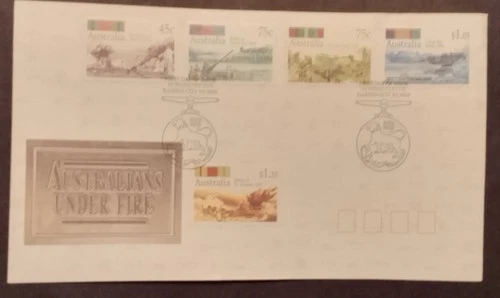 Australia 1992. Australians Under Fire. First Day Cover.