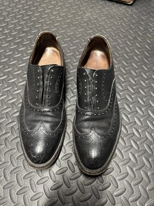 Allen Edmonds Harrison Men's Black Leather Dress Shoes US size 11.5 - no laces