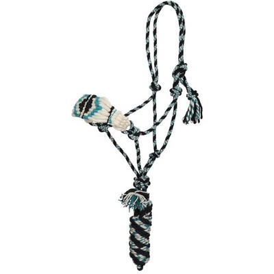 Showman Coastal Drift Mohair Cowboy Knot Halter w/ Lead