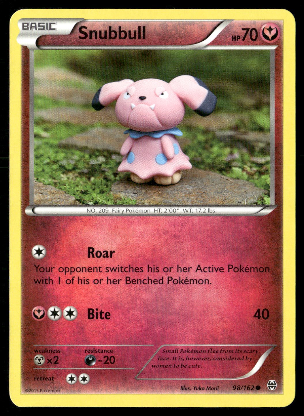 Snubbull 98/162 Common BREAKthrough Pokemon Lightly Played