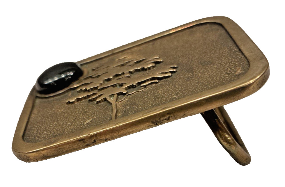Basic Tool Co. 1978 Solid Brass Belt Buckle Vinta… - image 4