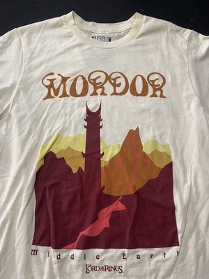 IML Isaac Morris MORDOR Lord of the Rings T-Shirt, Beige, Size: Small