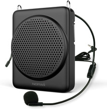 Norwii Mini Voice Amplifier Microphone Headset, 3 Hours Quick Charging and up to