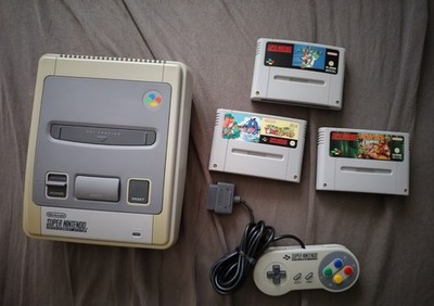 Super nintendo Konsole Mit 3 Top Spiele Und Ein Controller