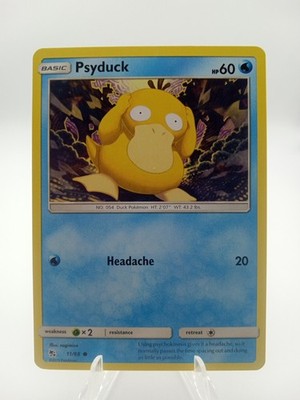 2019 Pokemon Hidden Fates Psyduck #11 Extremely Lp-NM