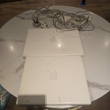 Pair Of Apple Laptops Parts Only Both With Chargers