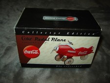 Xonex 1997 Coca-Cola Company Coke Pedal Plane 1/18 Scale New in box