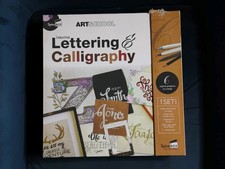 ART SCHOOL CREATIVE LETTERING  CALLIGRAPHY BOXED WRITING SET NEW FAST SHIPPING 