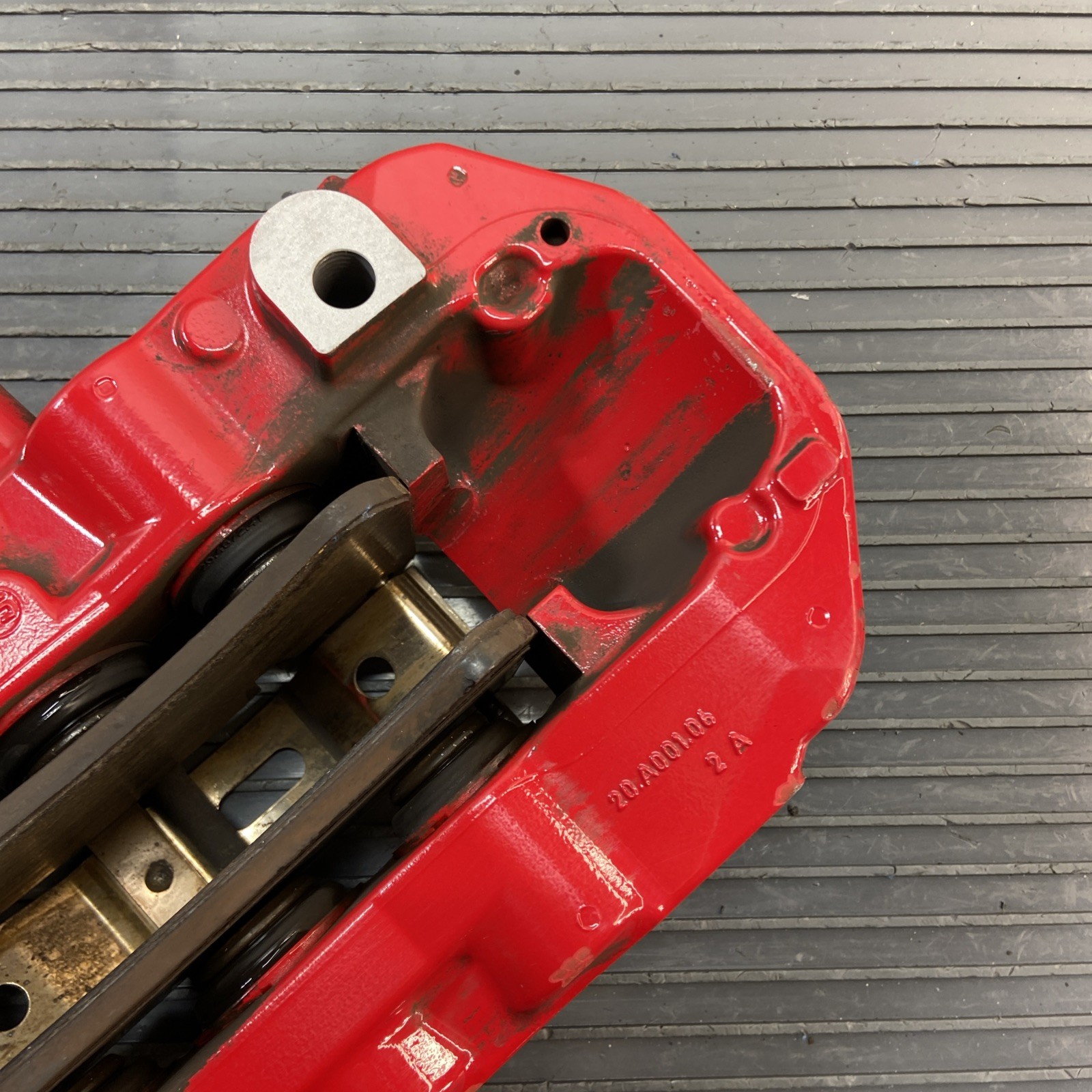 2013-2024 Maserati Ghibli M157 3.0L RWD Front Right Brake Caliper Red OEM *NOTE*