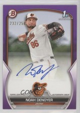 2023 Bowman Paper Prospect Purple Border 232/250 Noah Denoyer #PPA-ND Auto 7sd