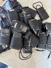 LOT OF 10 Genuine Dell 45W Laptop Small Tip 4.0mm 3.0mm Adapter Power Charger