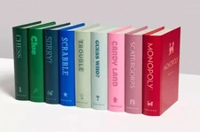 WS Game Company Library of Play Vintage Bookshelf Collection classic board games