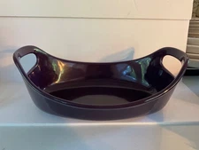 Rachael Ray Purple Casserole Oval Dish With Handles Bakeware 1.25 Quart
