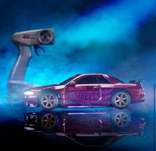 Mattel Creations Hotwheels R/C 1:64 Nissan Skyline R32 Pandem Vehicle IN HAND