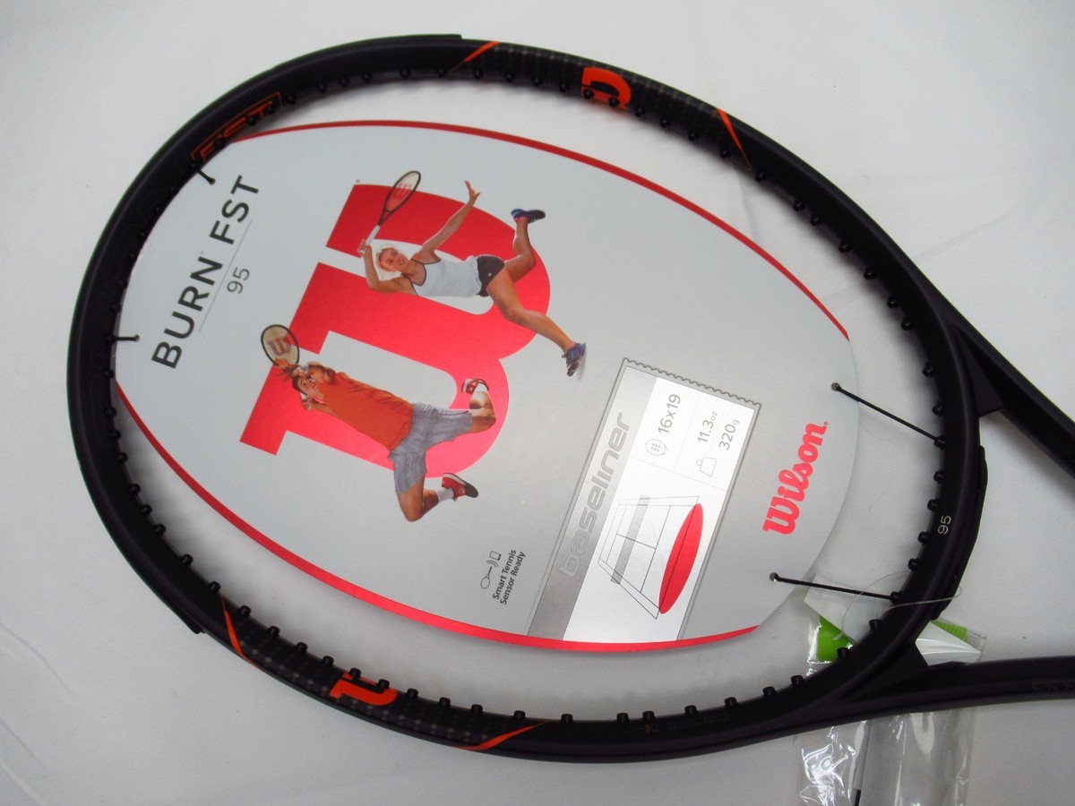 NOS* WILSON BURN FST 95 TENNIS RACQUET (4 1/4) FROM A COLLECTOR | eBay