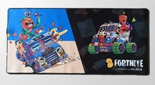 Fortnite Mousepad 34x16 custom 1 of 1 Durrr Burger Pizza Pit open box