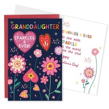 Granddaughter Valentine's Day Card, Happy Valentines Day Card for Granddaught...