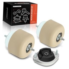  3PCS Engine Motor Mount and Transmission Mount Set Compatible with Audi A4, 