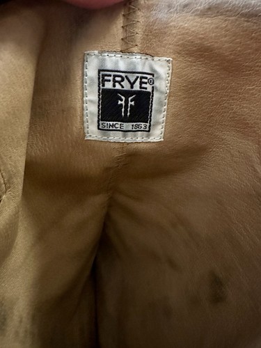 FRYE Riding Boots Melissa Button 2 Brown Soft Vintage Patina Leather Womens 9 B - Bild 7 von 8
