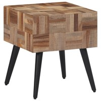 Beistelltisch 40X40X45 Cm Recyceltes Massivholz Teak
