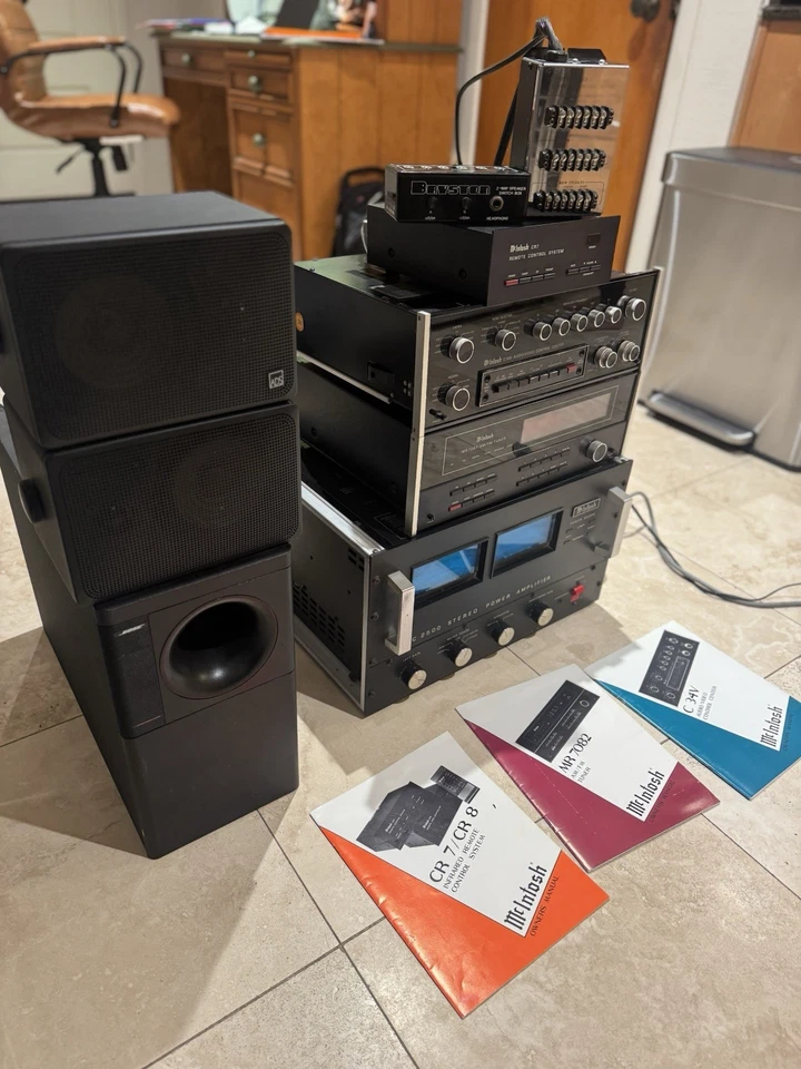 McIntosh High-End Vintage Audio System – MC 2500, C34V, MR 7082 & More - Image 4 of 4