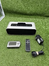 Sirius XM Compact Sound System Dock w/Receiver Power Cord Remote. s5