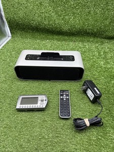 Sirius XM Compact Sound System Dock w/Receiver Power Cord Remote. s5