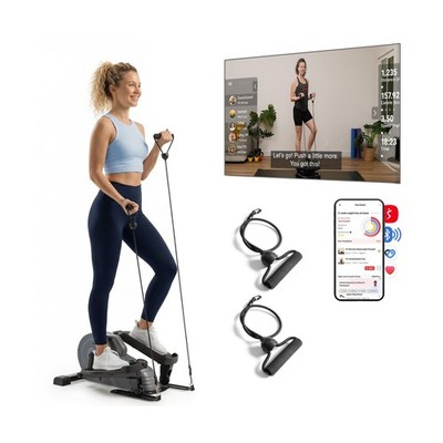 JLL Elliptical Exercise Machine, Mini Elliptical Cross Trainer 2-in-1 Sit/Sta...