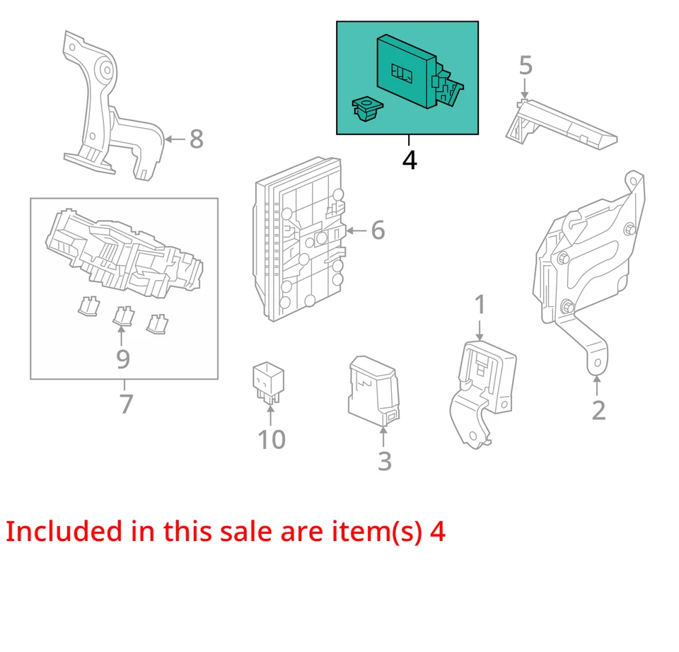 2019 - 2024 ACURA RDX OEM TELEMATIC/ ANTENNA/ GPS CONTROL MODULE SET (3) - Image 3 of 4