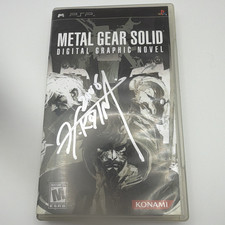 Konami Metal Gear Solid: Digital Graphic Novel (Sony PSP) Autographed, M