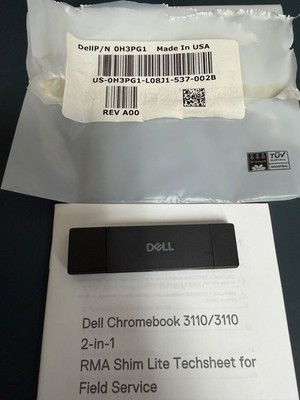 Dell Chromebook 3110 / 3110 2-in-1 RMA Shim Lite USB Service Tool H3PG1_A00 OEM