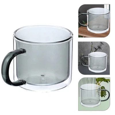 Water Cup Trinking Cup Home Bar Restaurant Glas Kaffee Tasse - Bild 1 von 4