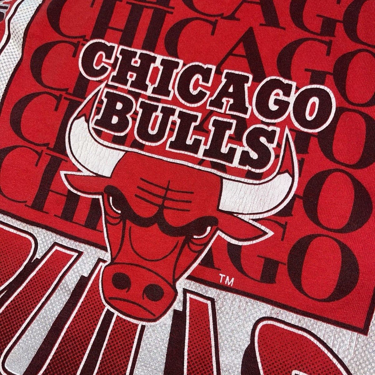 Vintage 90s Chicago Bulls NBA Champions 1992 Mens L T-Shirt Logo 7