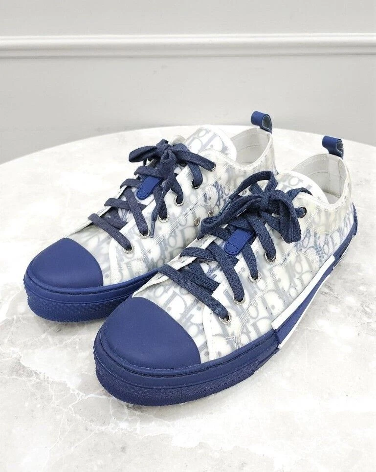 Baskets Dior B23 bleu marine oblique B23 39504839