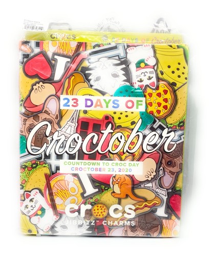 RARE! Crocs Jibbitz Charms 23 Days of Croctober Calendar-Hard to Find