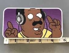 Portable Mini Loudspeaker Cleveland Brown Family Guy White Wired Battery 4" New