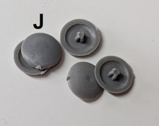 Screw Cover Caps 11mm Plastic Push Fit Pozi/Phillips – Furniture Cabinet Kitchen