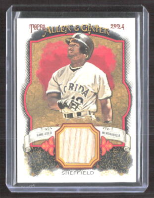 Gary Sheffield 2024 Topps Allen & Ginter A&G Relics Full Size A MEM #AGR-GS