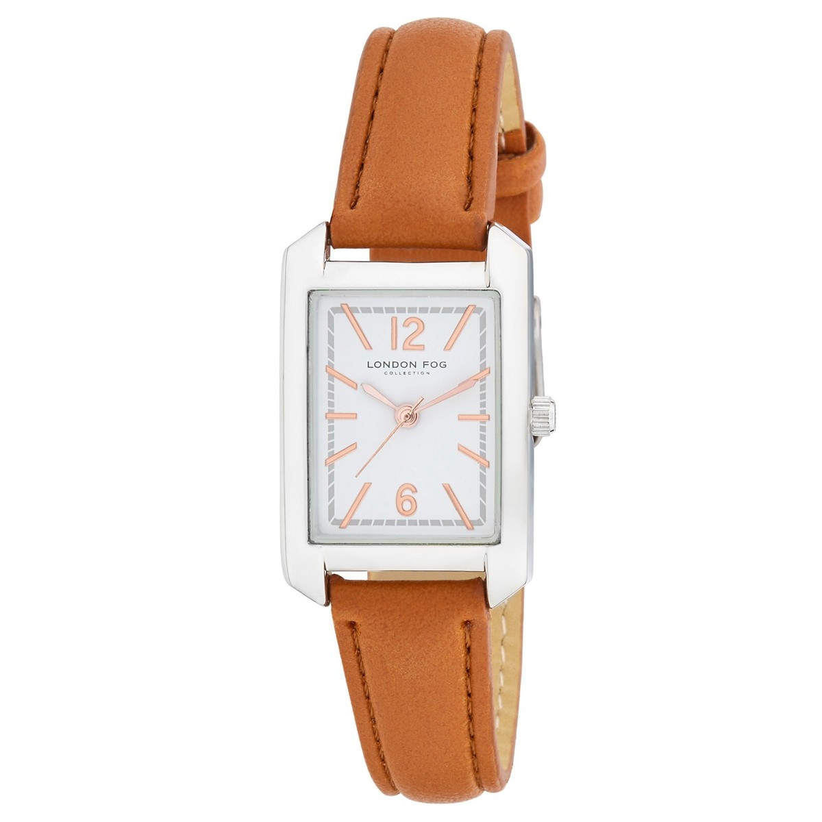 London Fog 22mm Chancery Rectangle Strap Watch (LF038) | eBay