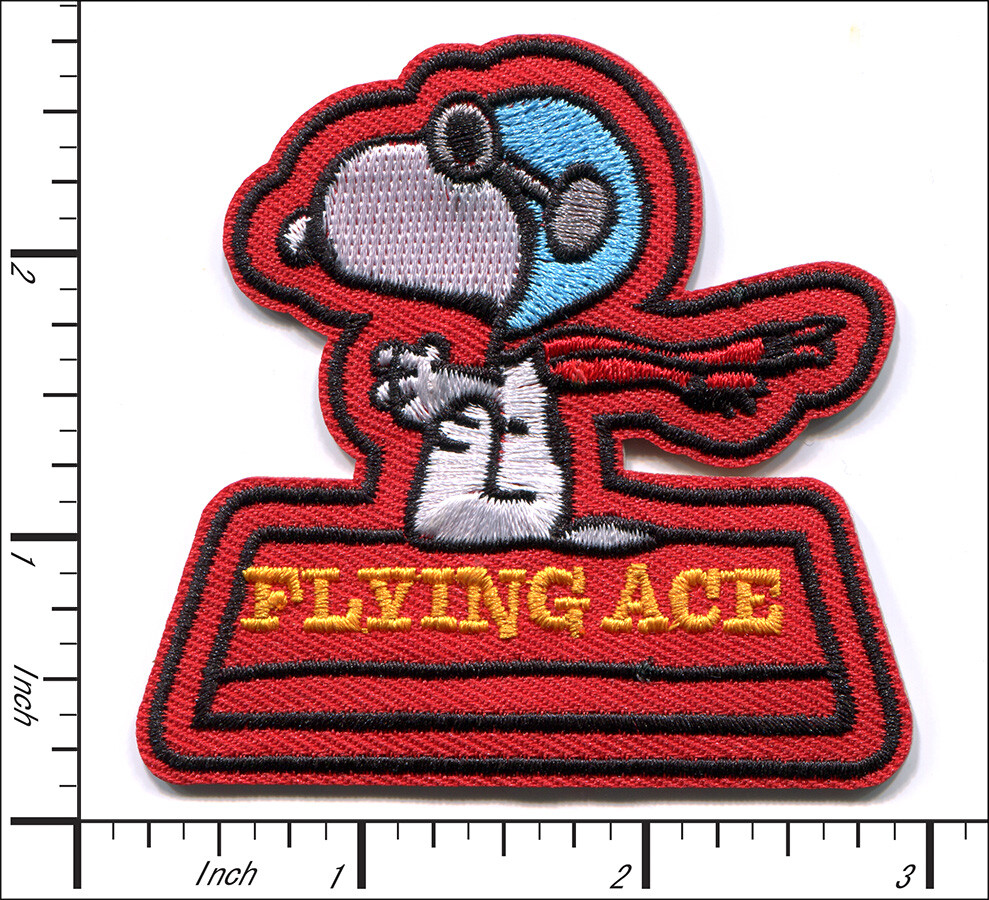26 Pcs Embroidered Iron on patches Flying Ace Snoopy Doggy 7cmx6