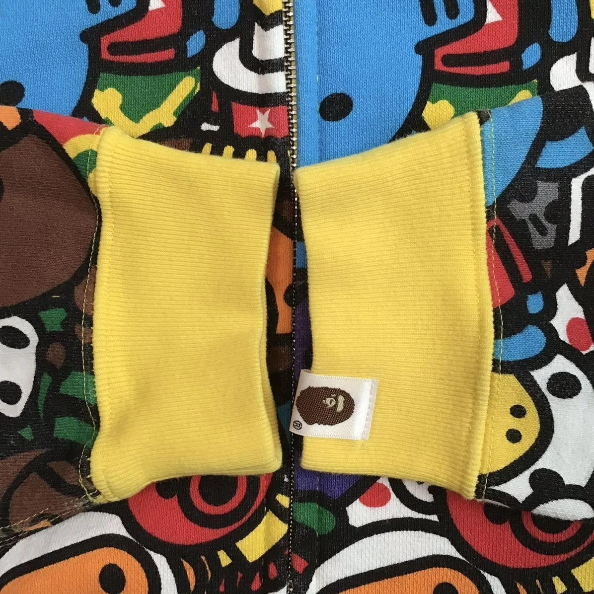 A BATHING APE (BAPE) Felpa con cappuccio e zip intera BAPE Animal Safari Milo una scimmia da bagno NIGO taglia M 2504TY