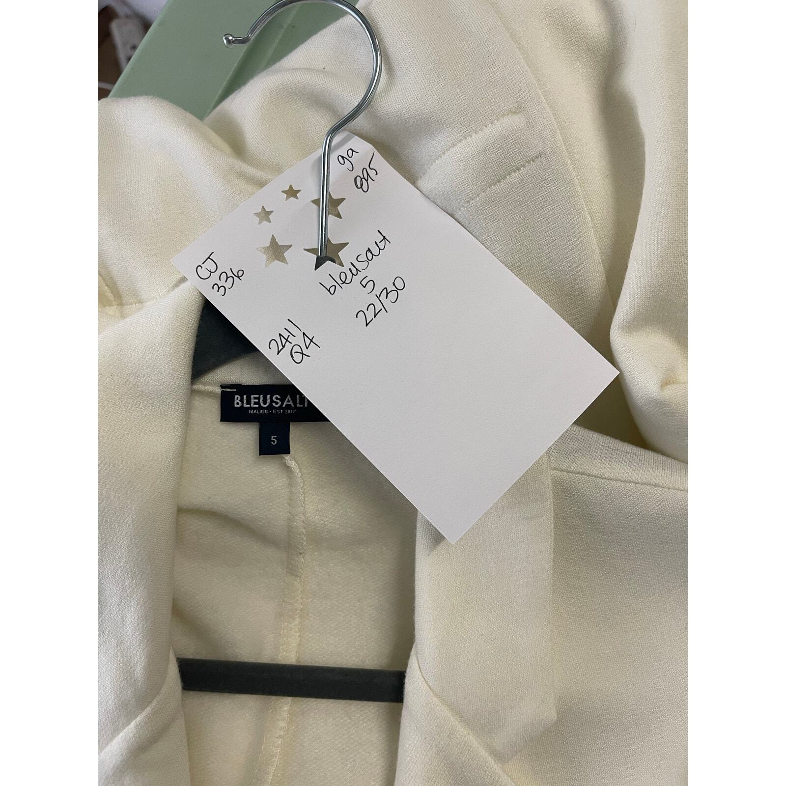 Bluesalt The Big Rock Boyfriend Blazer Women's 5 Unbleached Made in USA 