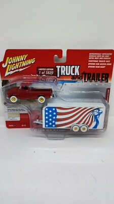 Johnny lightning Chevrolet American Truck and & Trailer Chase White lightning 