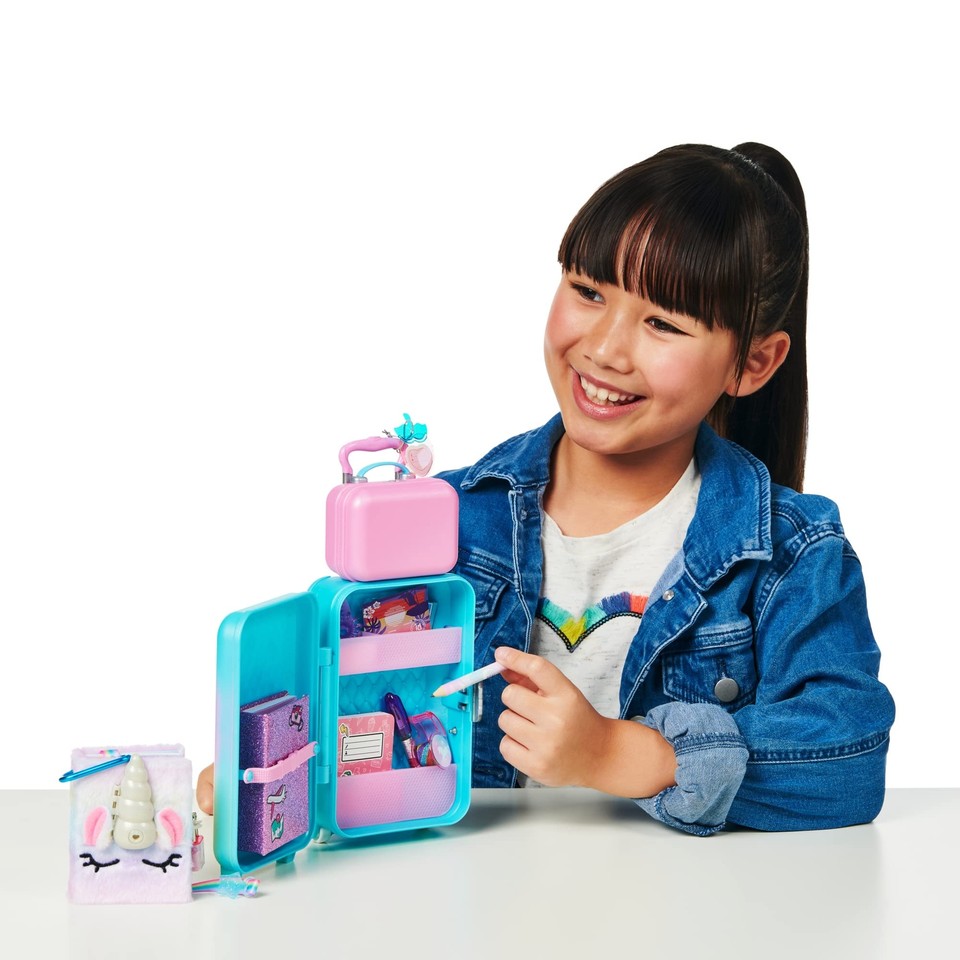 REAL LITTLES Unicorn Travel Pack with Toy Suitcase, Carry Bag eBay